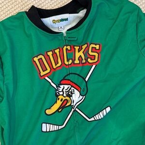 Tipsy Elves Green Ducks Hockey Jacket one piece
